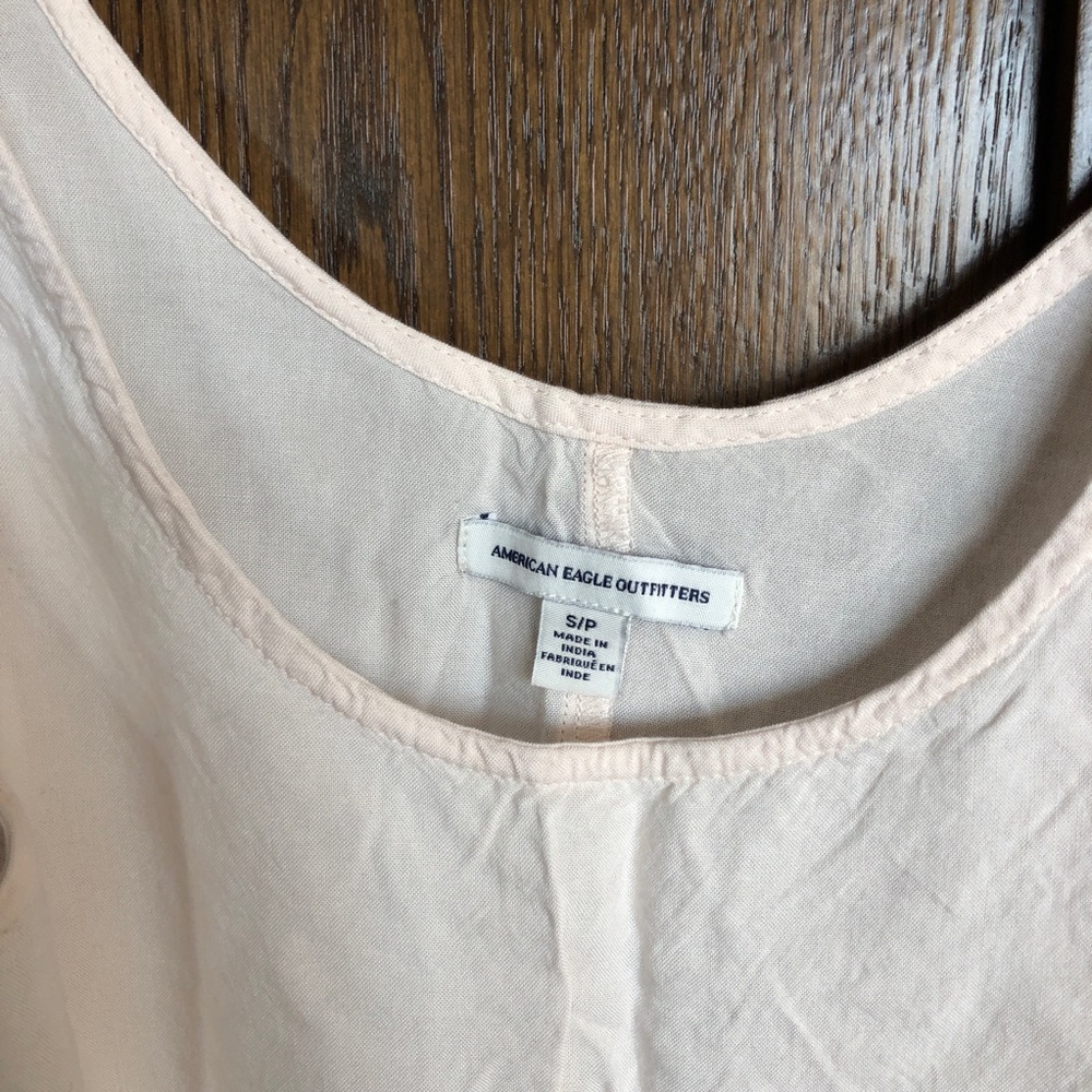 American Eagle Outfitters Light Pink Top - Picture 3 of 4
